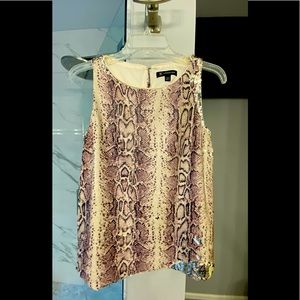INC sequin sleeveless top